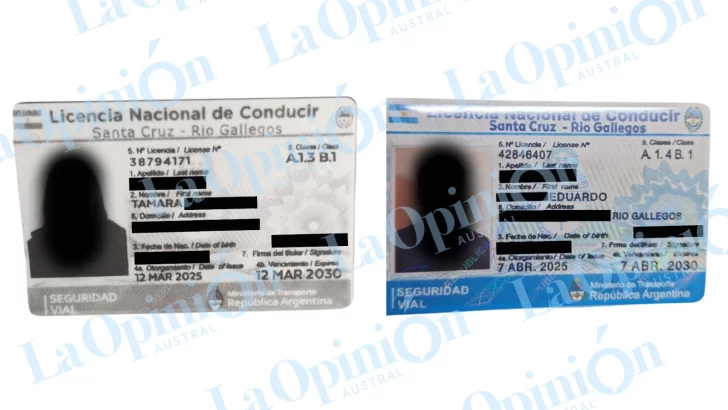 Qué hay detrás de los más de 10 carnets de conducir “truchos” secuestrados en Río Gallegos