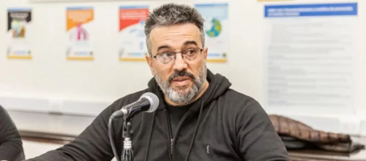  Horacio Catena, secretario general del Sindicato Unificado de Trabajadores de la Educación Fueguina.