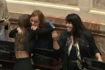 El festejo de Alicia Kirchner tras el rechazo de Ficha Limpia en el Senado