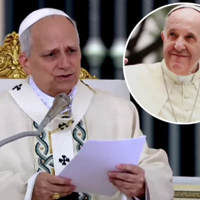 León XIV recordó al Papa Francisco en su primera homilía: “Nos hemos sentido como ovejas sin pastor”
