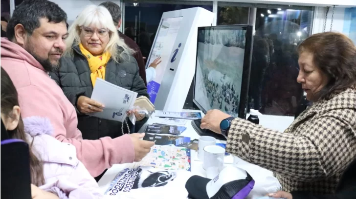  El Centro de información Turística ya comenzó a funcionar en Caleta Olivia. (Foto: Tamara Moreno/La Opinión Austral).