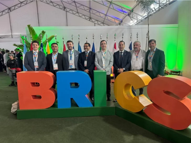 Grasso durante una de las jornadas de encuentros de intendentes en los BRICS. Grasso durante una de las jornadas de encuentros de intendentes en los BRICS.