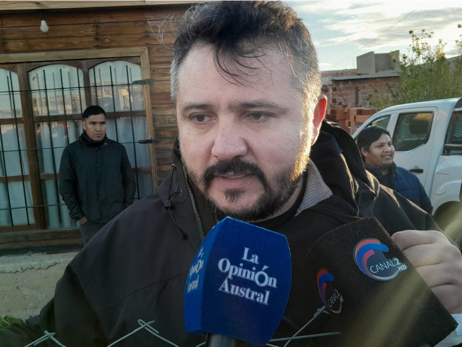  Carrizo puntualizó que la obra es “un gran aporte para nuestra ciudad”. (Foto: Tamara Moreno/La Opinión Austral).