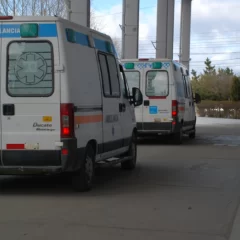 Un motociclista al Hospital Regional de Río Gallegos tras ser embestido por una camioneta