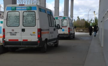 Un motociclista al Hospital Regional de Río Gallegos tras ser embestido por una camioneta