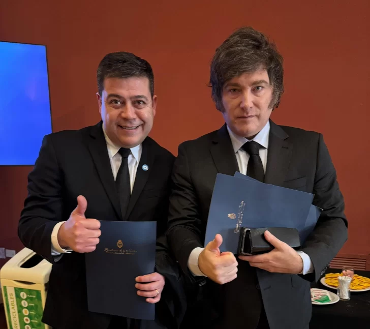 Treffinger se reunió con Milei en Casa Rosada y aseguró que el presidente dio “una verdadera masterclass sobre la situación del país y el plan económico”