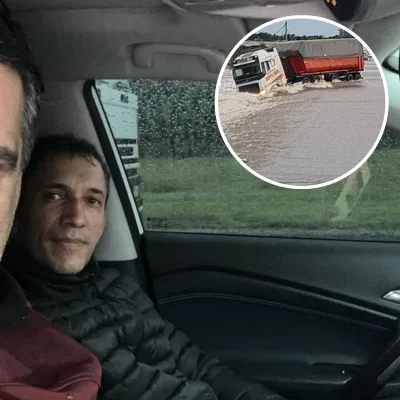 La pesadilla de estar varados durante más de 7 horas por el temporal en la Ruta 9: “No pasa nadie, no hay comida ni agua”