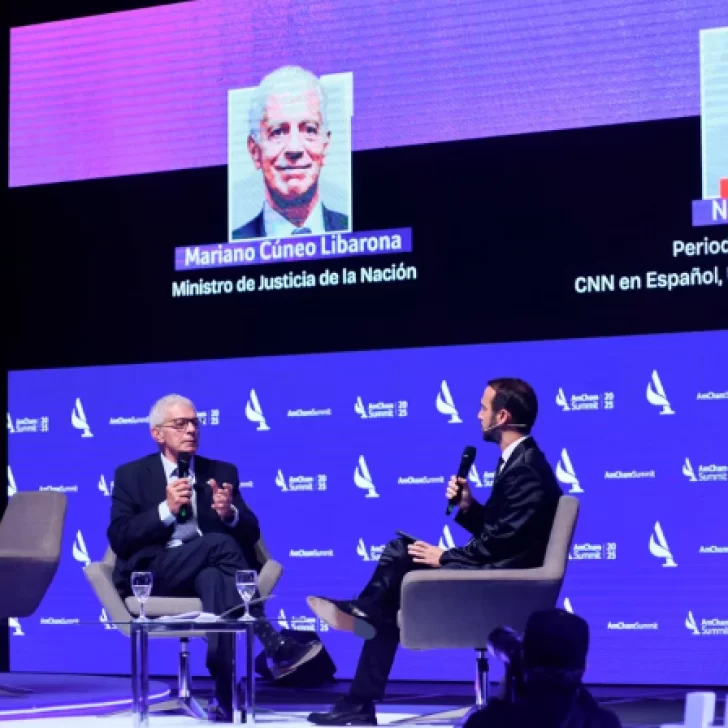 Cúneo Libarona en AmCham Summit: “Está en estudio un proyecto de ampliación de la Corte”