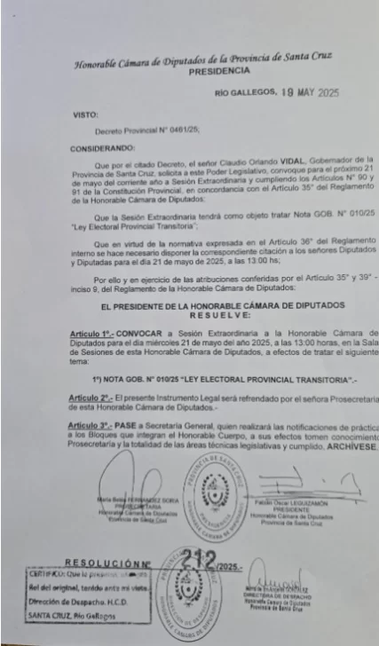 La convocatoria a extraordinarias es para las 13:00 de este miércoles. La convocatoria a extraordinarias es para las 13:00 de este miércoles.
