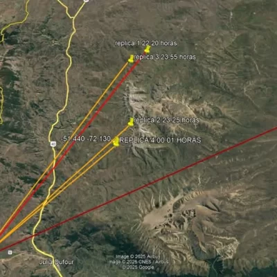 Hubo cuatro réplicas más tras el temblor en Santa Cruz