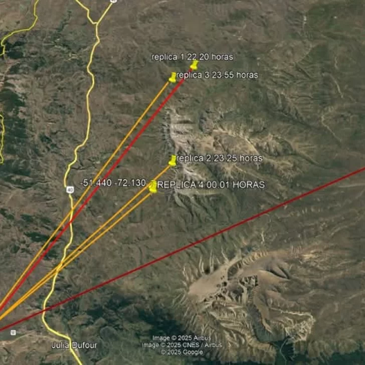 Hubo cuatro réplicas más tras el temblor en Santa Cruz