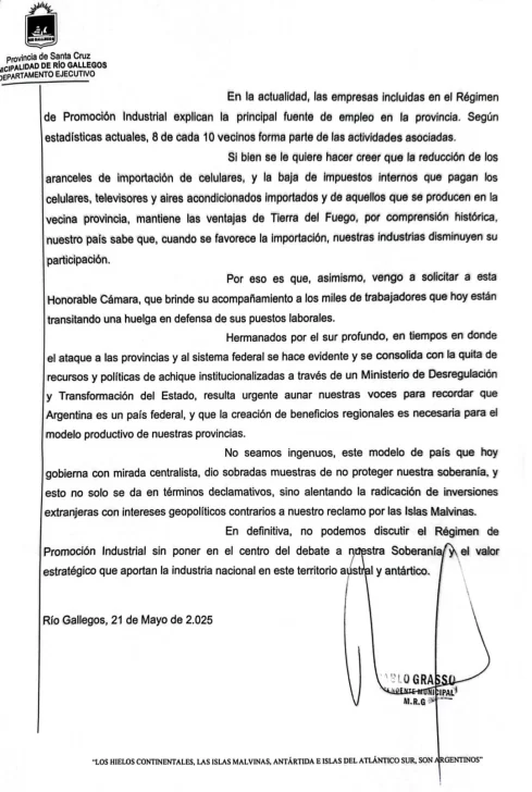Proyecto por Tierra del Fuego