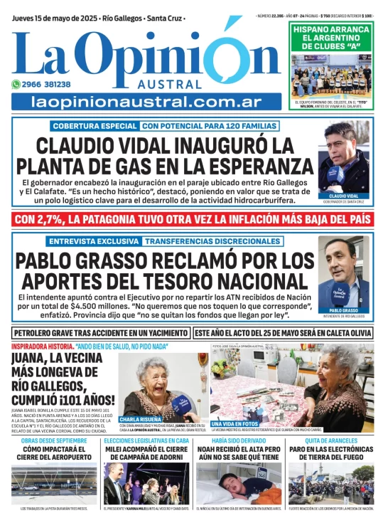 La tapa de este jueves.