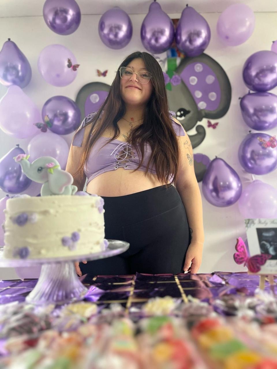  Maira estaba embarazada de su primera hija, Zoe.