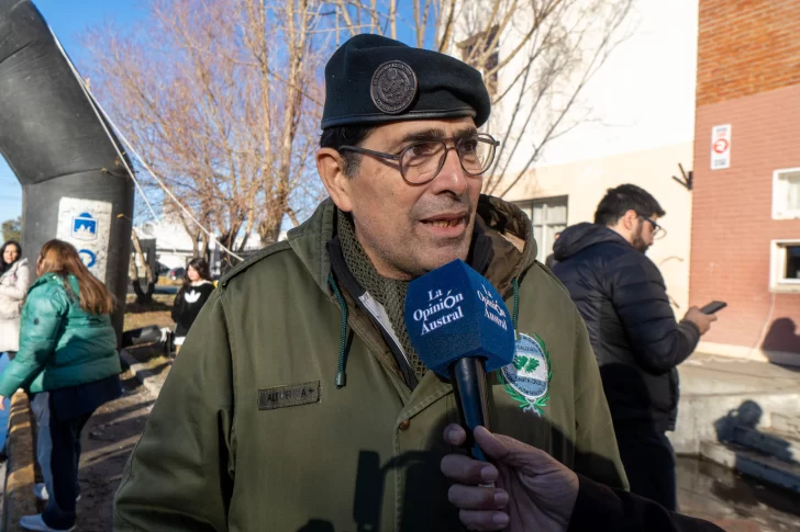  Fernando Alturria, sobreviviente de la Guerra de Malvinas. FOTO: LEANDRO FRANCO/ LA OPINIÓN AUSTRAL