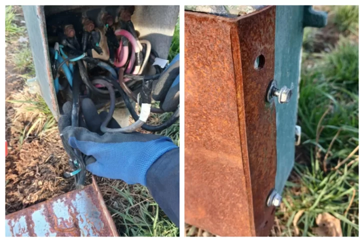 Municipio desmintió la versión del perro electrocutado y denunció vandalismo en la Plaza Arco Iris
