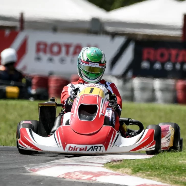 Rotax Argentina: Thiago Díaz remó desde el fondo y culminó quinto en Baradero