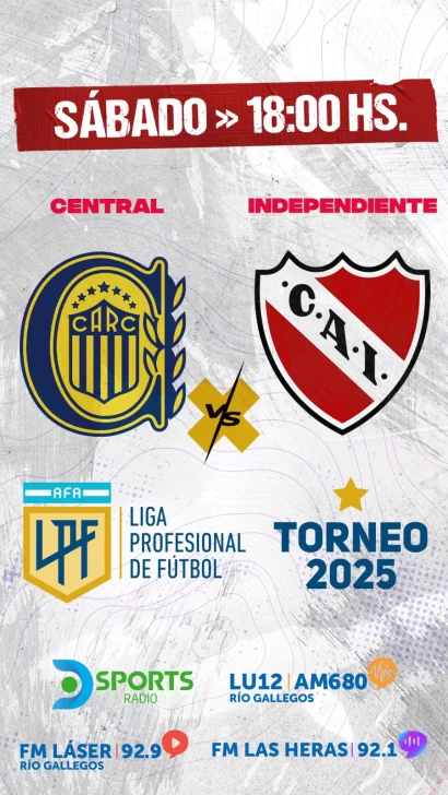 Pelota Libre o Fútbol Libre: dónde ver en vivo Rosario Central vs. Independiente por el Torneo Apertura