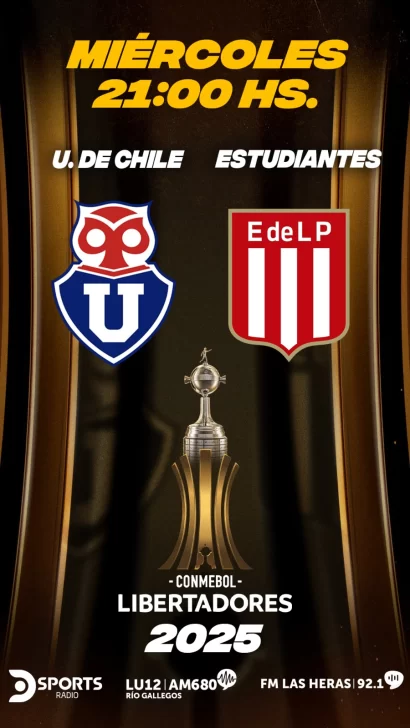 Pelota Libre o Fútbol Libre: dónde ver en vivo U. de Chile vs. Estudiantes por la Copa Libertadores