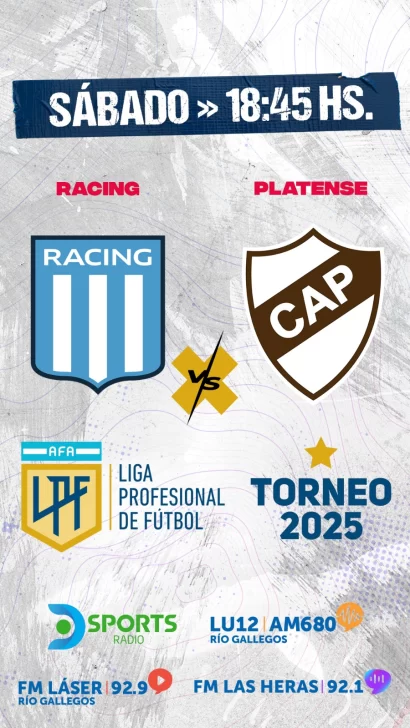 Pelota Libre o Fútbol Libre: dónde ver en vivo Racing vs. Platense por el Torneo Apertura Pelota Libre o Fútbol Libre: dónde ver en vivo Racing vs. Platense por el Torneo Apertura