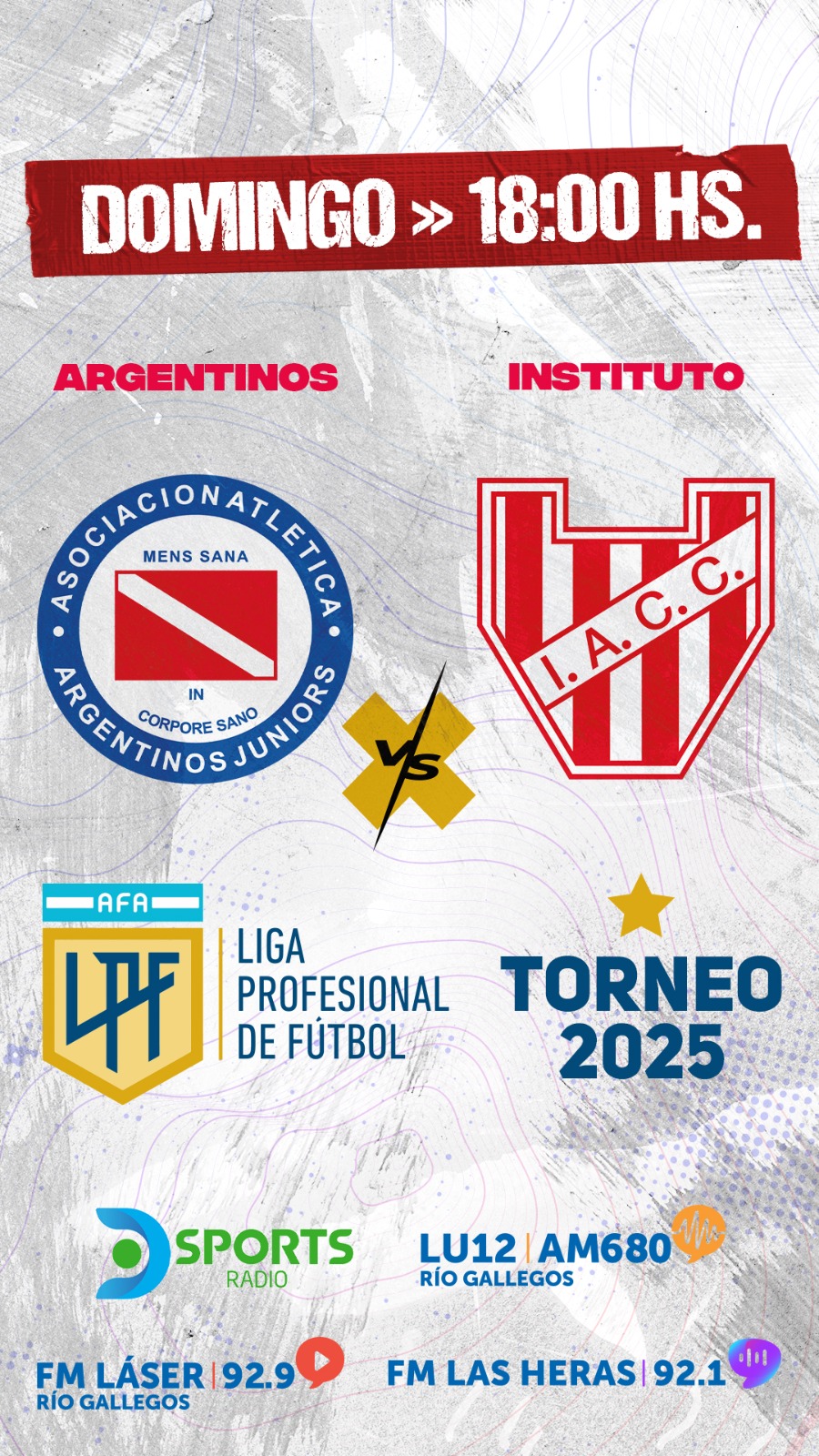 Pelota Libre o Fútbol Libre: dónde ver en vivo Argentinos Juniors vs. Instituto por el Torneo Apertura