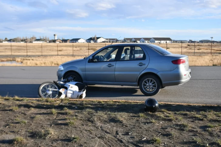 Un integrante del Ejército Argentino con lesiones tras un incidente vial en la autovía 17 de Octubre