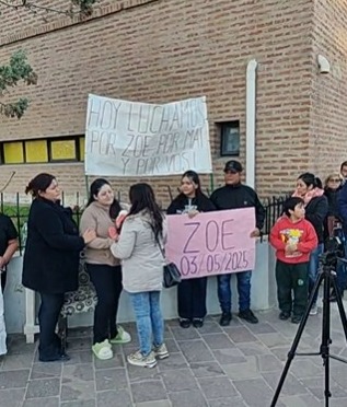 Pedido de justicia por la beba Zoe: “Es muy doloroso porque se podría haber evitado”, dijo la abuela