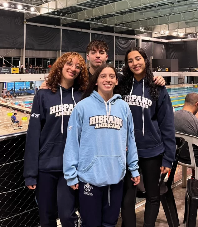 Destacada actuación de los nadadores de Hispano Americano en el Argentino Open de Mayores