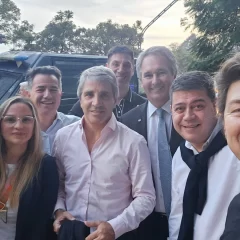 Treffinger acompañó el cierre de campaña de Manuel Adorni en Recoleta