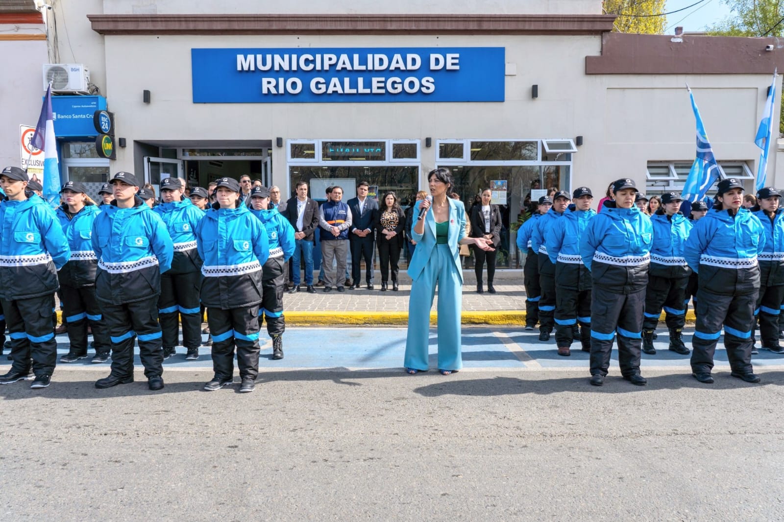 Sara Delgado felicitó a Caleta Olivia por su Guardia Urbana y criticó a SER por su &#8220;doble vara&#8221;