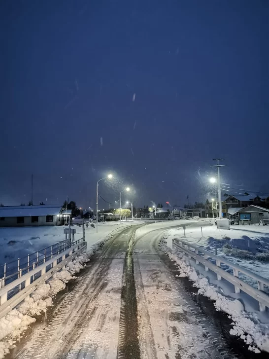 La nieve tiñó de blanco la Patagonia y anticipó la llegada del invierno La nieve tiñó de blanco la Patagonia y anticipó la llegada del invierno