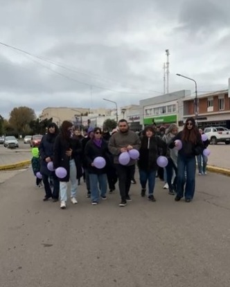  La marcha el pedido de justicia.