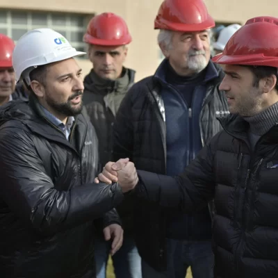 Ignacio Torres supervisó obras del acueducto en Comodoro: “Será uno de los actos de justicia más importantes para los chubutenses”