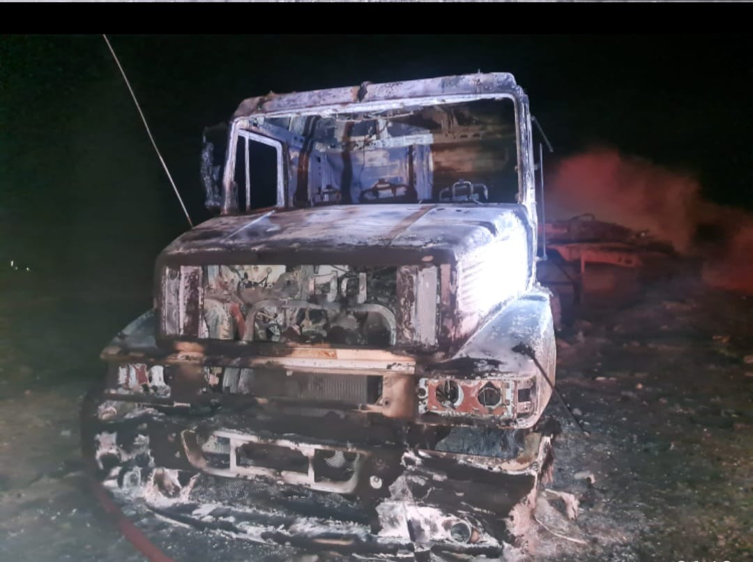  El rodad terminó totalmente destruido.