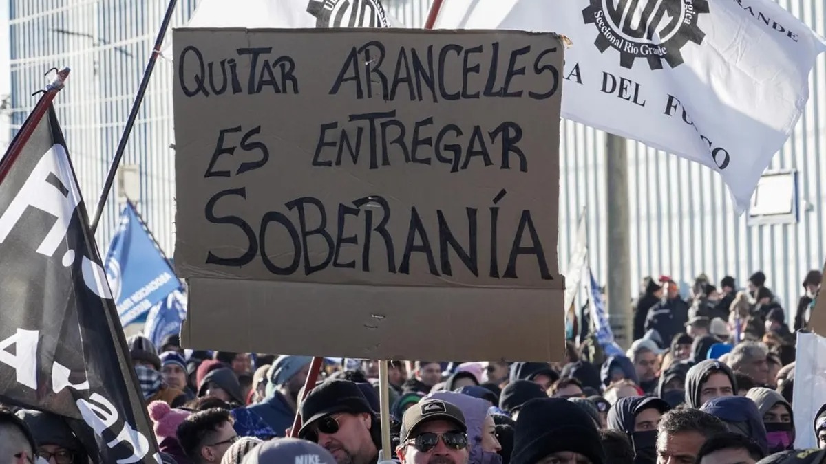  La quita de aranceles movilizó a toda Tierra del Fuego durante más de una semana.