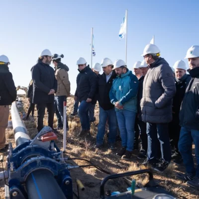 Claudio Vidal inaugurará la obra del acueducto a Caleta Olivia
