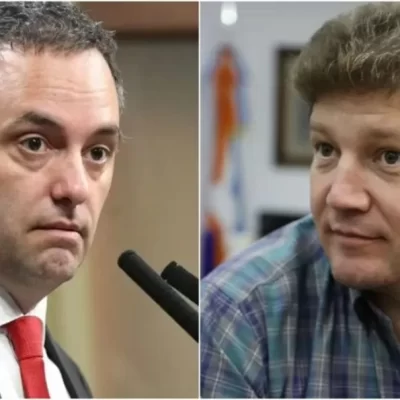 Gustavo Melella y Manuel Adorni se cruzaron por la quita de aranceles a los celulares importados