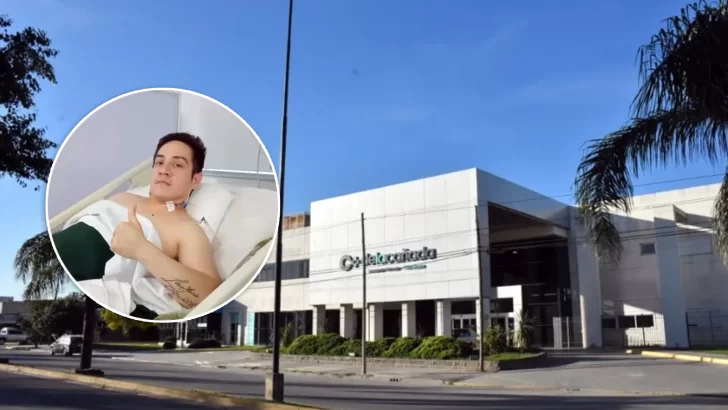 Alan Márquez, el camillero que cayó de un tercer piso, mostró su recuperación tras la última operación