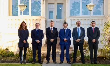 Claudio Vázquez y Julio Zárate junto a otros jueces argentinos visitaron Punta Arenas