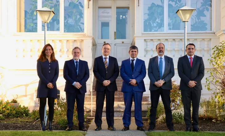 Claudio Vázquez y Julio Zárate junto a otros jueces argentinos visitaron Punta Arenas