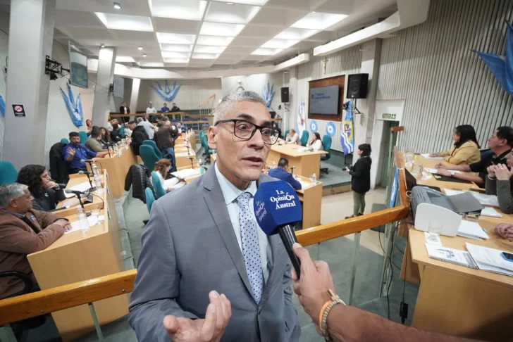  Eloy Echazú, presidente del bloque de Unión por la Patria. (Foto: José Silva/La Opinión Austral).