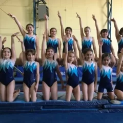 Torneo interno de gimnasia artística en el Hispano Americano