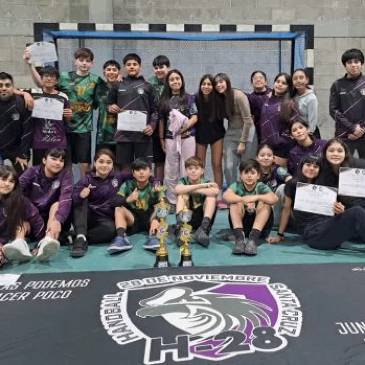 El gimnasio Lucho Fernández ganó el torneo de Handball en San Julián