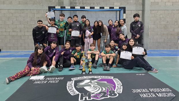 El gimnasio Lucho Fernández ganó el torneo de Handball en San Julián