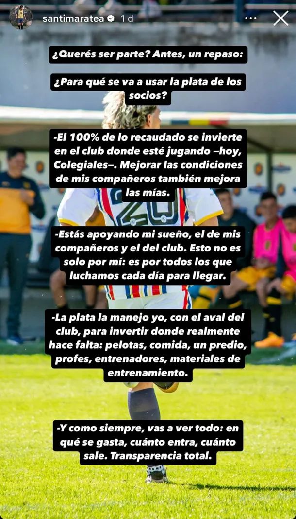 Santiago Maratea lanzó su propio club de socios y generó polémica