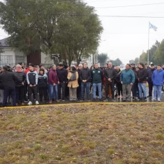 Pablo Grasso inauguró la Rotonda de los Trabajadores Argentinos: “La única lucha que se pierde es la que se abandona”