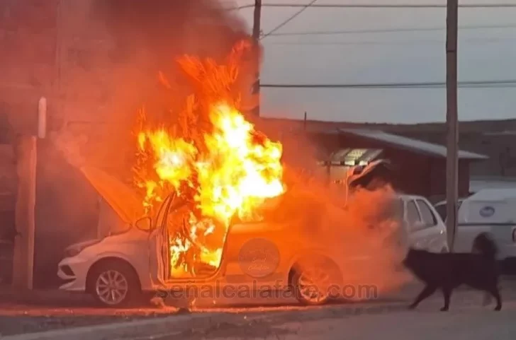 Lavó el auto y se le prendió fuego