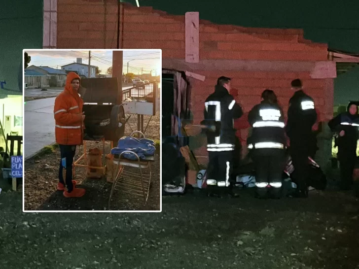 Un incendio destrozó la precaria casa de un vendedor de tortillas en Río Gallegos y piden colaboración