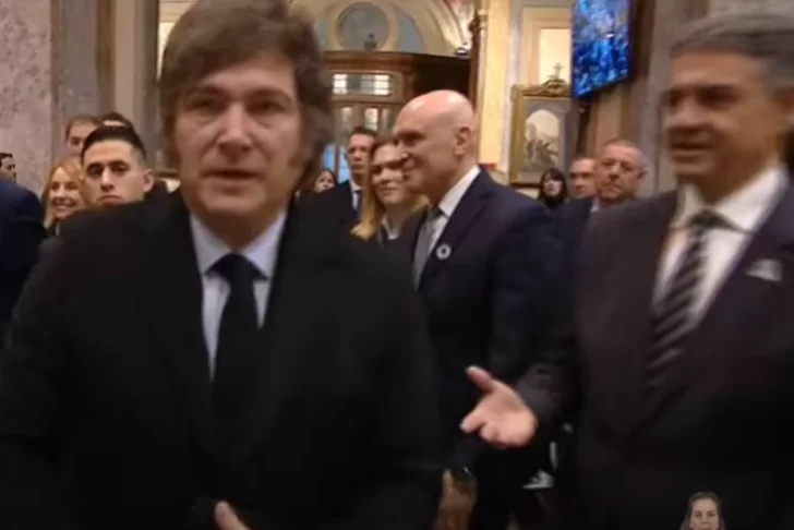 Tedeum del 25 de Mayo: Javier Milei le negó el saludo a Jorge Macri y evitó a Victoria Villarruel