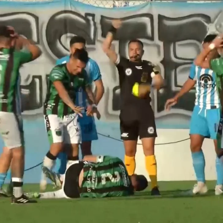 Video. Escalofriante lesión de Stéfano Callegari que conmocionó al fútbol argentino en el partido entre Nueva Chicago y Gimnasia de Jujuy